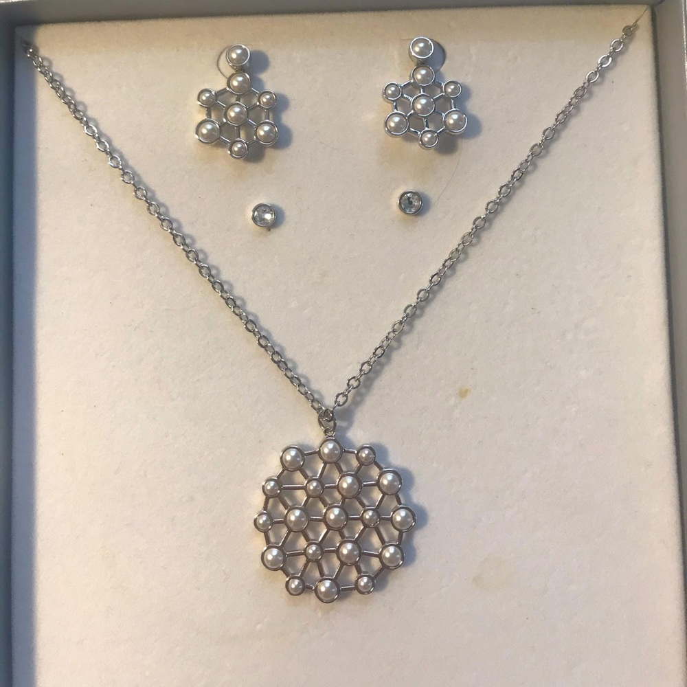 Swarovski Brand new necklace and earrings set